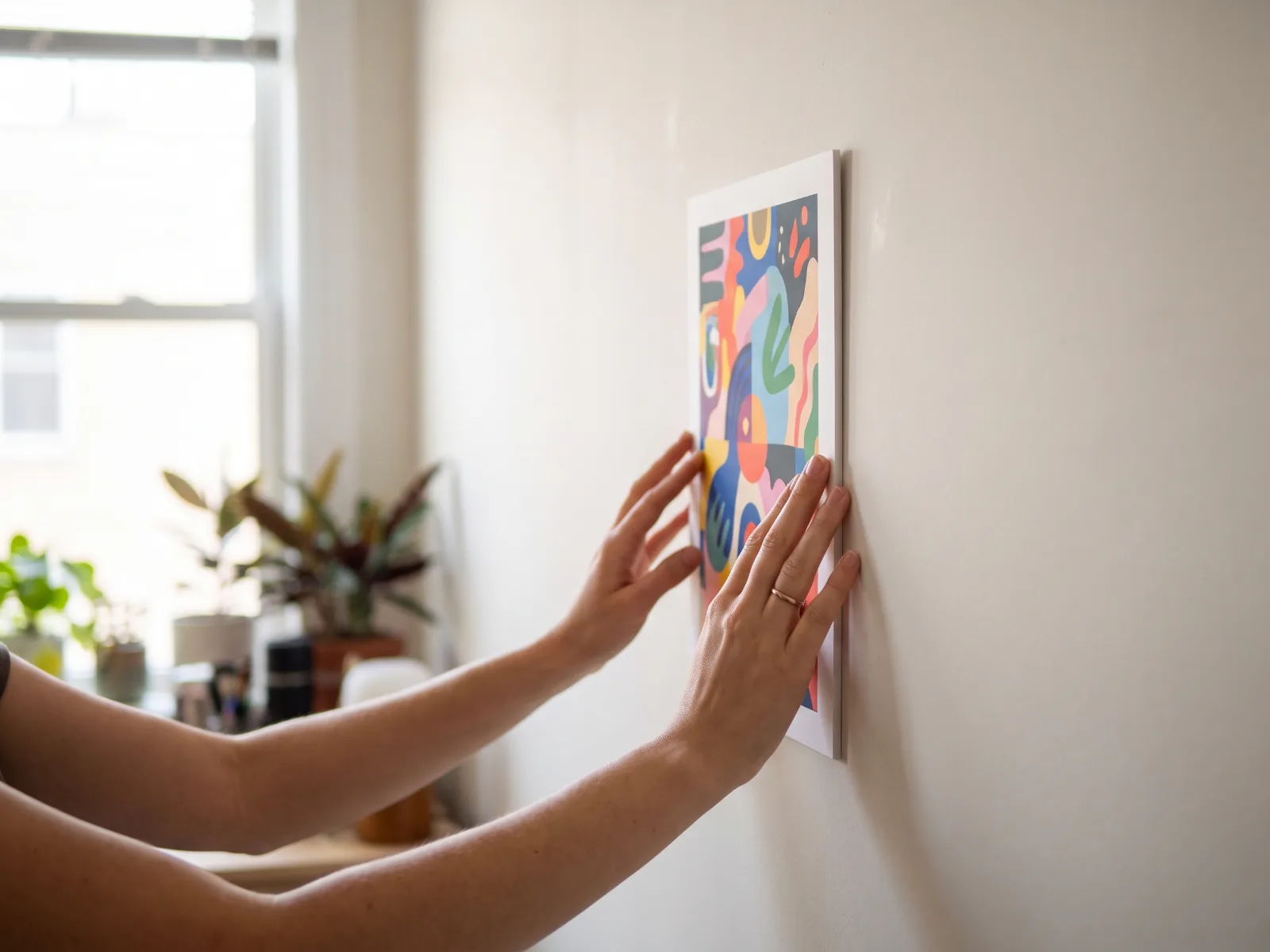 Foam Board Prints held in hand