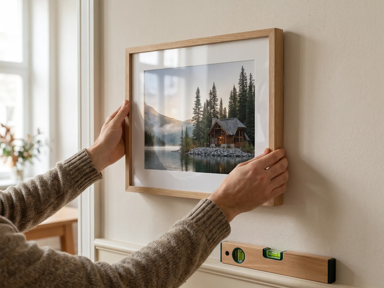 Framed Posters held in hand