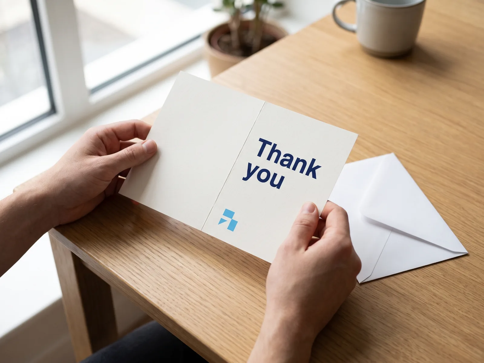 Greeting Cards held in hand