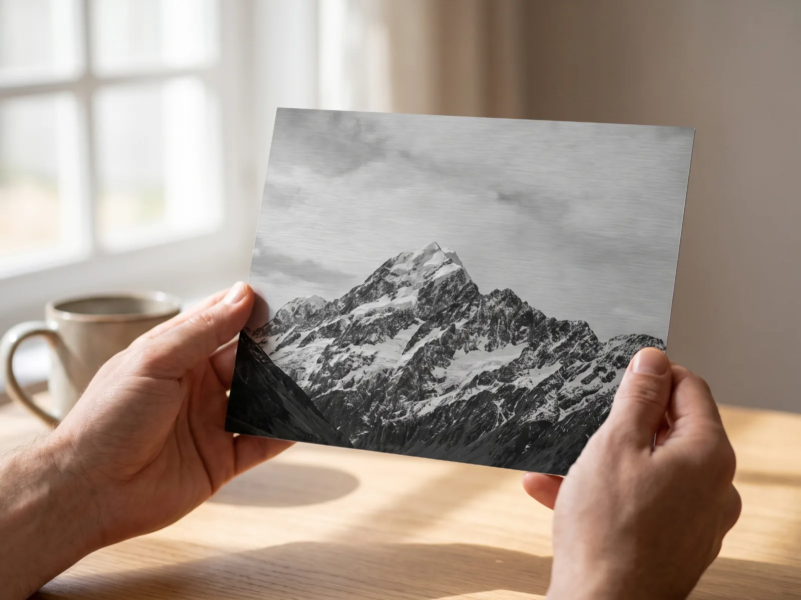 Metal Prints held in hand