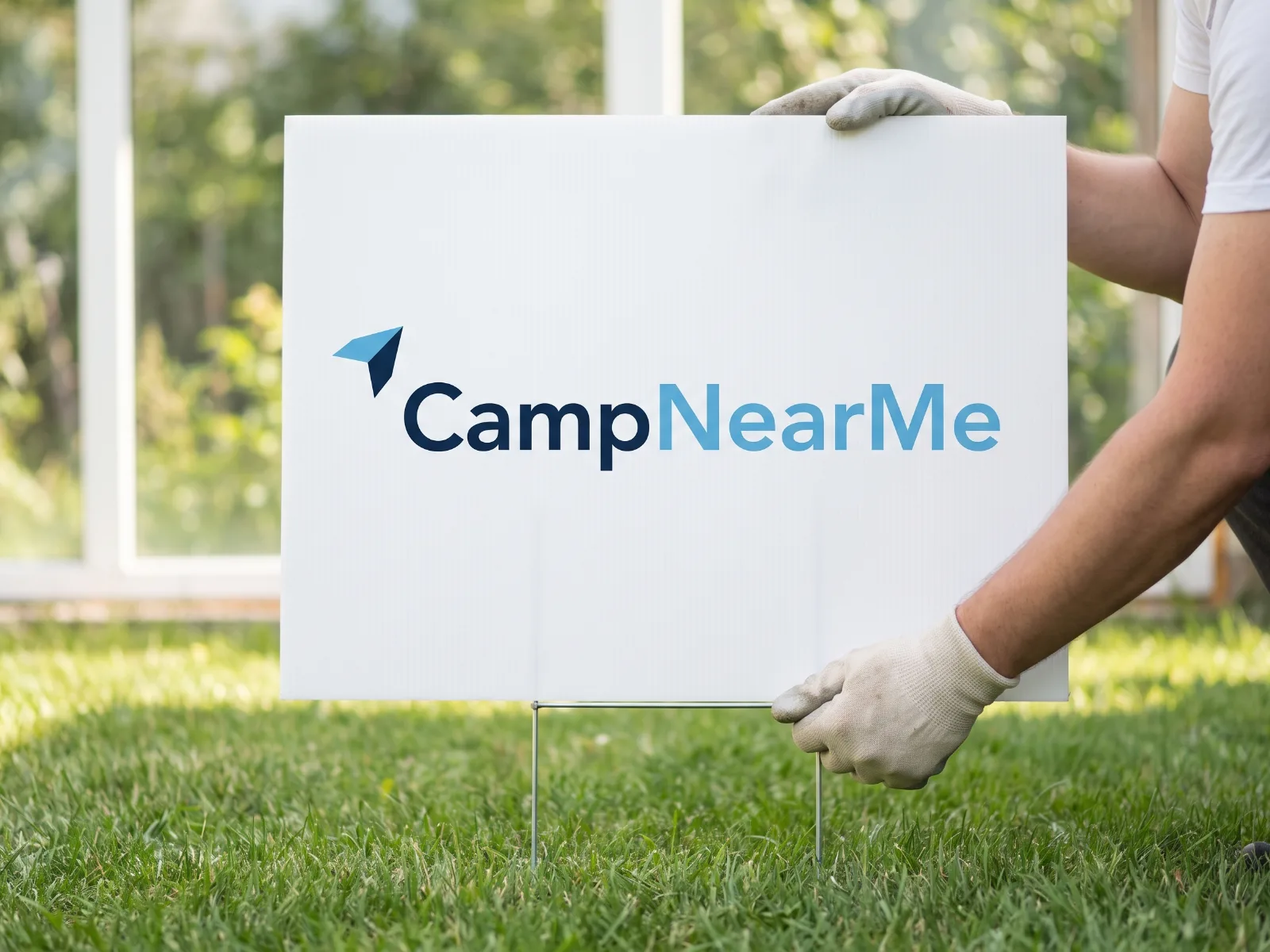 Yard Signs held in hand
